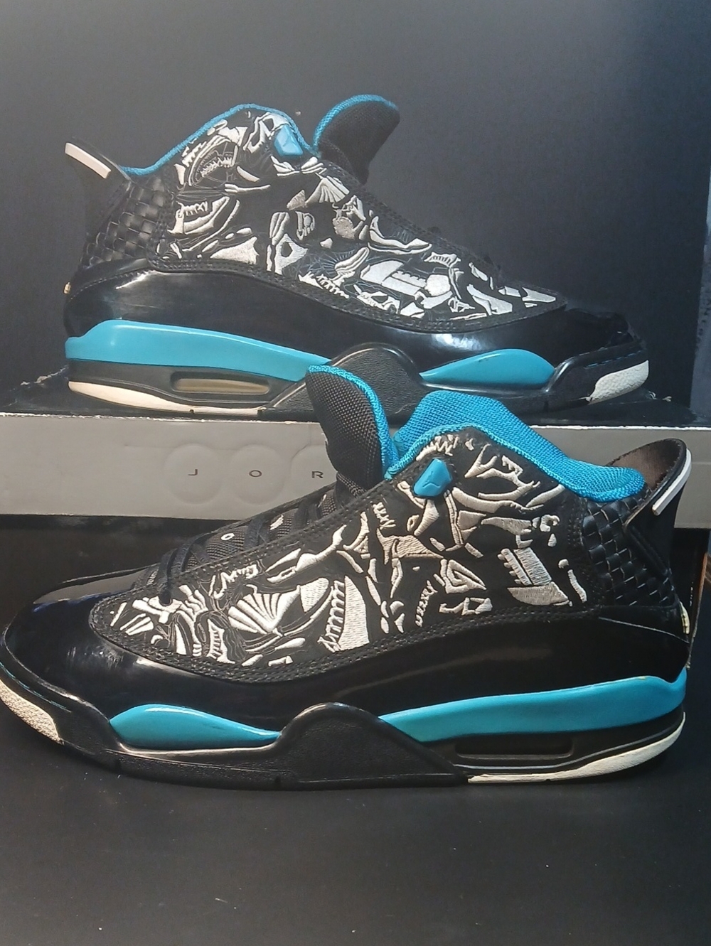 Air Jordan Dub Zero 'Laser Blue' (2008) RARE!  Mens Size-11.5. 100%AUTHENTIC!